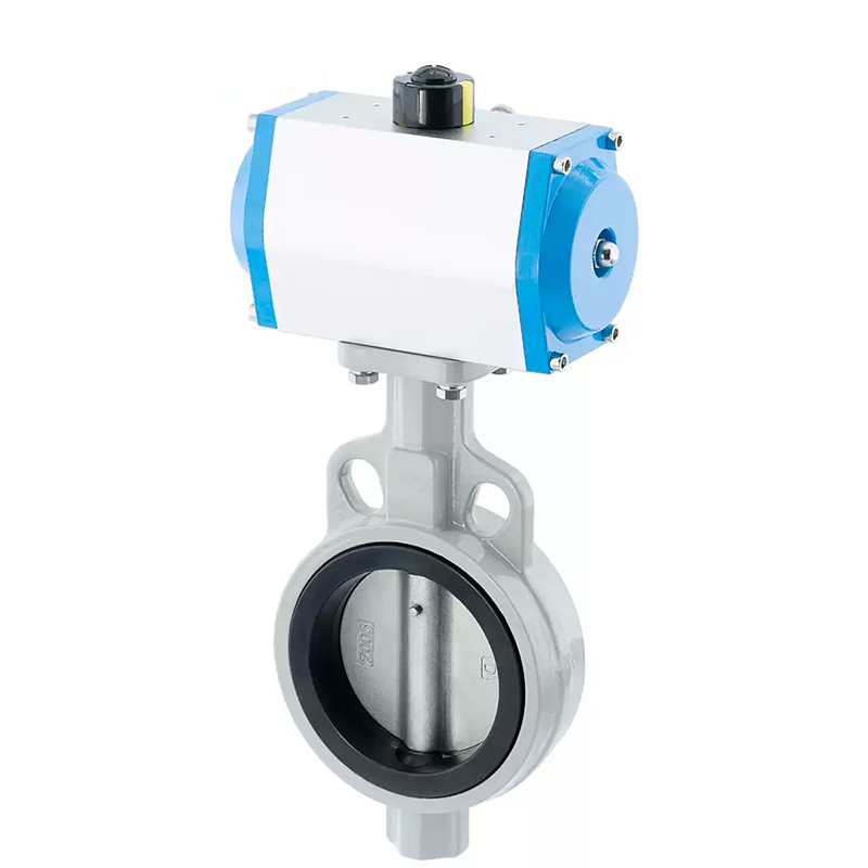 Pneumatic Center-Line Rubber Soft Sealed Butterfly Valve
